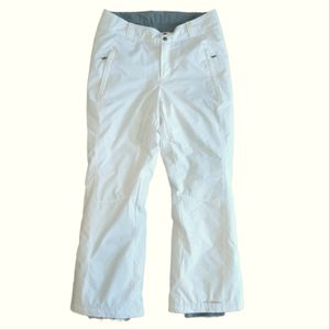 Columbia sportswear Omni heat ski snow winter pants, white, size medium